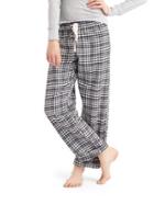 Gap Women Flannel Roll Up Sleep Pants - Sweet Dream Plaid Milk