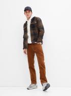 Straight Corduroy Pants With Washwell