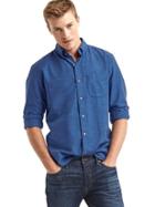 Gap Men Oxford Slub Standard Fit Shirt - Night