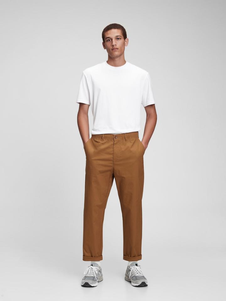 Relaxed Taper E-waist Pants With Gapflex
