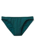 Gap Women Lace Trim Skinny Bikini - Mini Dot Savvt Teal