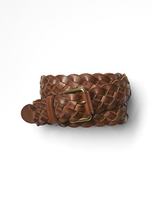 Gap Men Classic Braid Belt - Brown