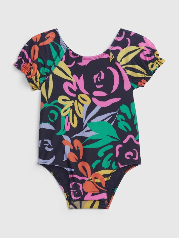 Baby Recycled Floral Swim One-piece