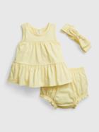 Baby Peplum 3-piece Outfit Set