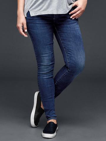 Gap 1969 Full Panel Resolution True Skinny Jeans - Rich Indigo