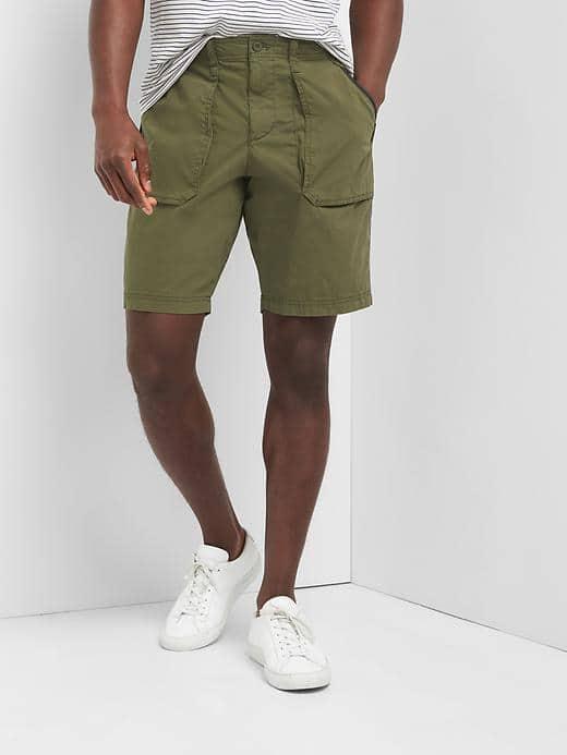 Gap Men Hiking Shorts 10 - Black Moss