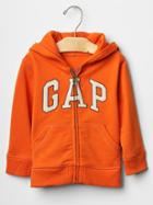 Gap Arch Logo Zip Hoodie - Orange Blaze