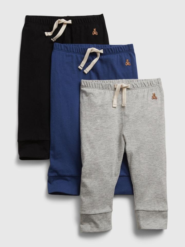 Baby 100% Organic Cotton Mix And Match Pull-on Pants (3-pack)