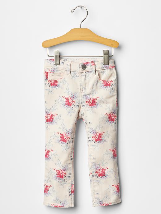 Gap Floral Skinny Jeans - Multi Floral