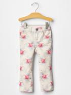 Gap Floral Skinny Jeans - Multi Floral