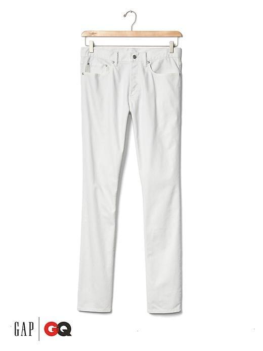 Gap X Gq John Elliott Stretch Skinny Jeans - White