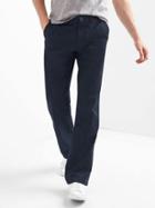 Gap Women Classic Relaxed Fit Khakis - Navy