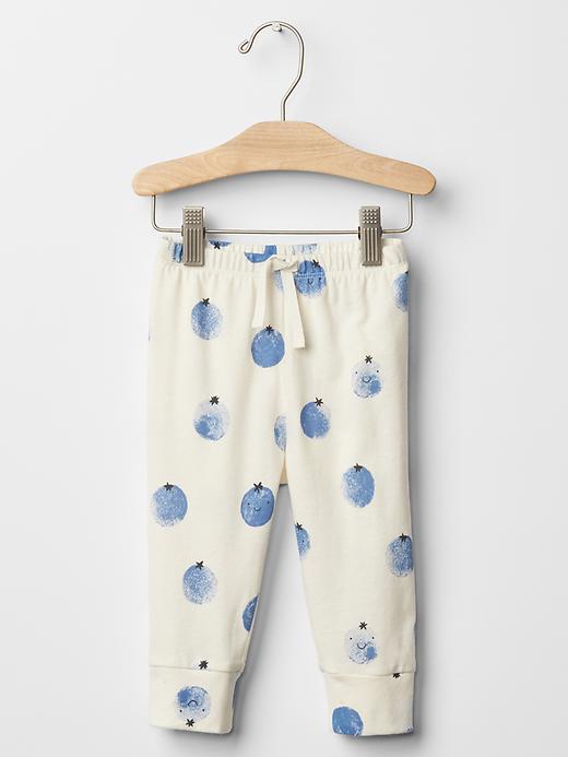 Gap Organic Fruit Banded Pants - Blueberry