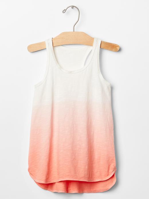 Gap Ombre Picot Trim Tank - Peachy Keen