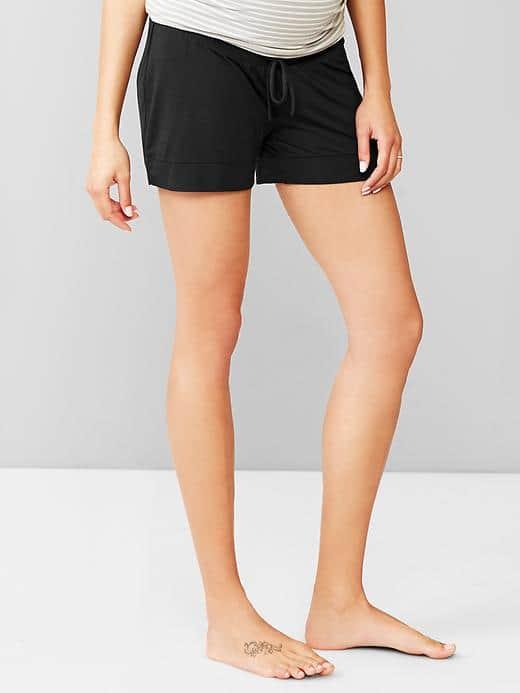 Gap Women Pure Body Modal Sleep Shorts - True Black