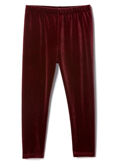 Gap Velvet Leggings - Wine