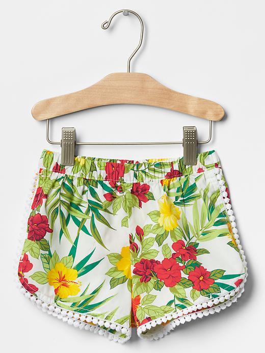 Gap Jungle Print Varsity Shorts - Floral