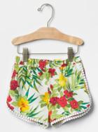Gap Jungle Print Varsity Shorts - Floral
