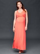 Gap Maxi Tank Dress - Fire Coral
