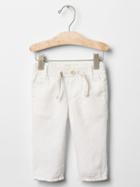 Gap Linen Pull On Pants - White