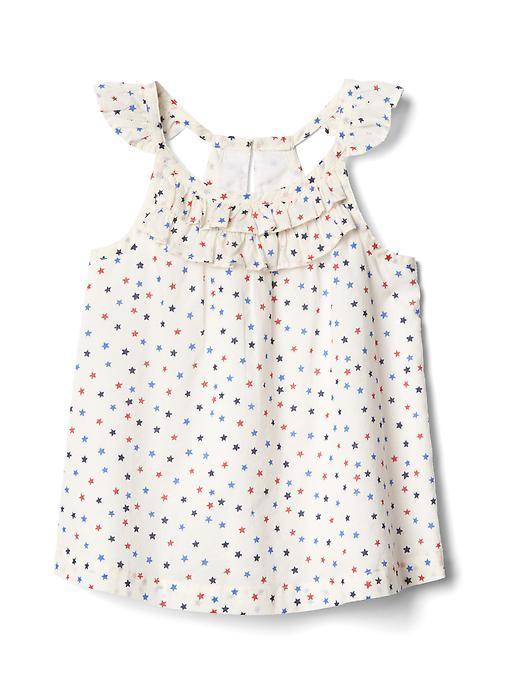 Gap Americana Flutter Racerback Dress - Stars