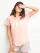 Gap Women Mix And Match Short Sleeve Sleep Shirt - Milkshake Pink