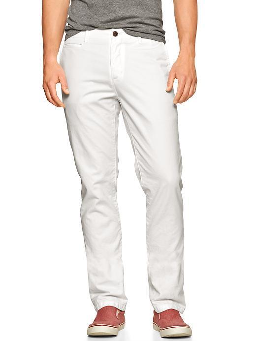 Gap Lived In Slim Khaki - Antique White