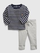 Baby 100% Organic Cotton Mix And Match Pocket T-shirt Outfit Set