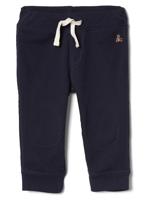 Gap Waffle Knit Pants - Dark Night