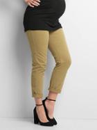 Gap Women Inset Panel Girlfriend Chino - Mission Tan