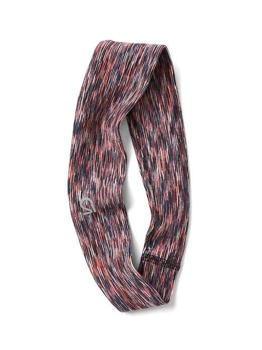 Gap Women Gapfit Spacedye Headband - Neon Coral