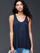 Gap Women Scoop Tank - True Indigo