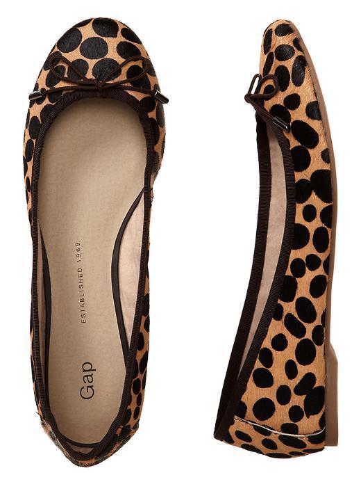 Gap Animal Print Ballet Flats - Leopard Print
