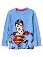 Gap Babygap &#124 Dc Superhero Long Sleeve Tee - Air Stream Blue