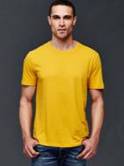 Gap Men Essential Short Sleeve Crew T Shirt - Rugby Gold