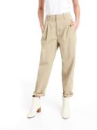 Gap Women The Archive Re Issue Pleated Fit Khakis - Khaki