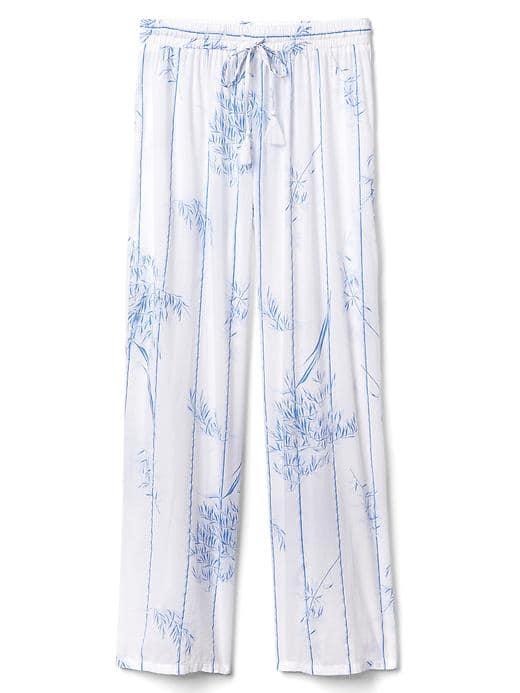 Gap Women Dream Well Print Sleep Pants - Striped Bamboo