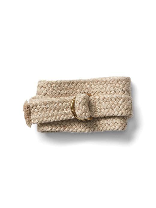 Gap Men Woven Belt - Natural