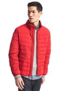 Gap Men Coldcontrol Lite Stretch Puffer Jacket - Pure Red