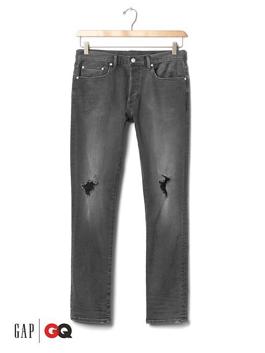 Gap Men X Gq John Elliott Stretch Skinny Jeans - Washed Black