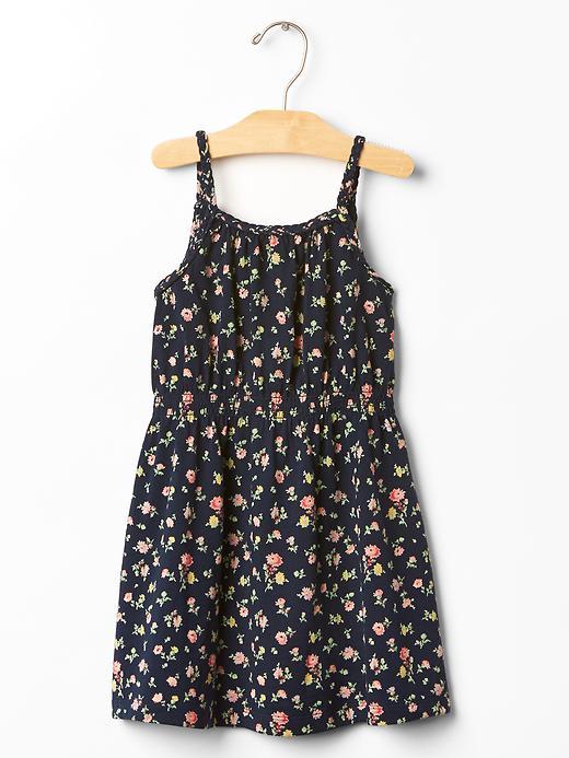 Gap Print Smock Dress - Blue Floral