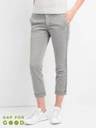 Gap Women Girlfriend Grommet Chinos - Pilot Grey