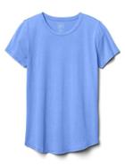 Gap Women Vintage Wash Crewneck Tee - Moore Blue