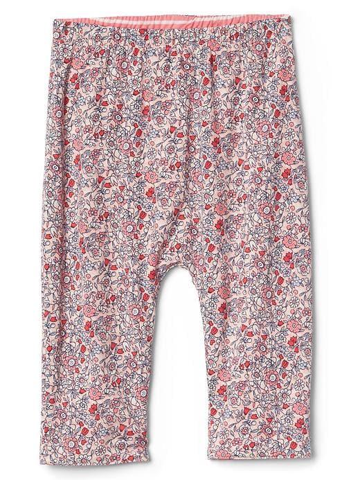 Gap Reversible Stripe Slouch Leggings - Pink Dust