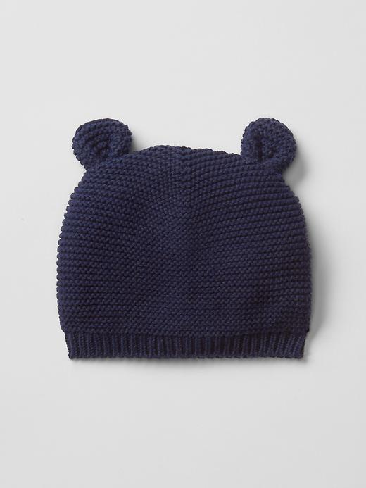 Gap Bear Knit Beanie - Dark Night