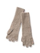 Gap Women Cashmere Tech Gloves - Oatmeal Heather