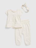 Baby 100% Organic Cotton 3-piece Outfit Set