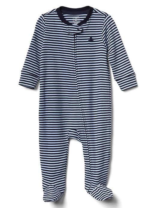 Gap Print Footed One Piece 2 Pack - Navy Print