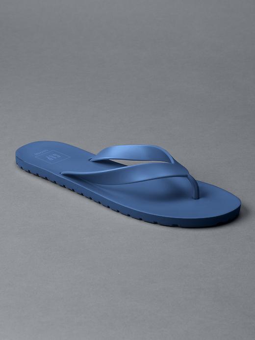 Gap Men Classic Rubber Flip Flops - Brilliant Blue