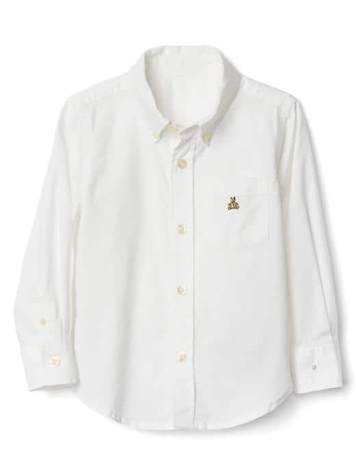 Gap Oxford Button Down Shirt - White